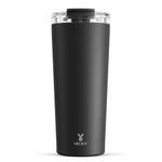 Meoky 24 oz Travel Coffee Mug with Leak-proof Lid, Stainless Steel Insulated Coffee Tumbler, Keeps Hot for 8 Hours or Cold for 24 Hours, Fits in Car Cup Holder (Night)