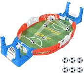 Mini Foosball Games, Tabletop Football Soccer Pinball for Indoor Game Room, Table Top Foosball Desktop Sport Board Game for Adults Kids Family Game Night Fun (15"x 7" x 1/4")