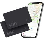 Reyke Slim Wallet Tracker, Rechargeable Wallet Finder, IP67 Waterproof, Works with Apple Find My (iOS Only), Item Tracker for Luggage Tags, Phone, Passports