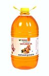 Shreekrishna Cold/Wood Pressed Organic Safflower(Kardai) Oil 5 Litre (100% Safflower Oil | Kacchi Ghani/Chekku)