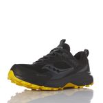 Saucony Men's Excursion Tr17 Gore-Tex Trail Running Shoe, Black/Oak, 9 M US