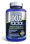 Focus Factor Brain Supplement & Complete Multivitamin (150 Count) with Zinc, Magnesium, Vitamins B6, B12, D, Bacopa Monnieri & N-Acetyl Tyrosine to Support Cognitive Function & Brain Health