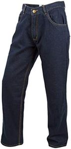 ScorpionExo Covert Jeans Men's Reinforced Motorcycle Pants (Blue, Size 42)