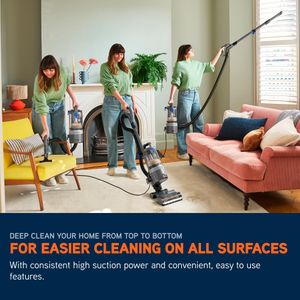 Vax LiftOut Pet Upright Bagless Vacuum Cleaner – Lightweight, Handheld, Graphite/Blue