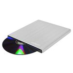 Archgon Style External DVD Burner/Player for PC USB 3.0 USB-C, M-Disc, Slot Load Disc Drive, Aluminum Silver