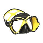 Mares X-Vision Ultra Liquid Skin Dive Mask, Black/Yellow