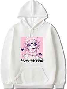 Anime Manga Yarichin Bitch Club Felpa con Cappuccio Ayato Yuri Felpa Yarichin Bitch Club Pullover per Uomo Donna