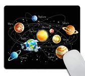 Wasach Solar System Planets Stars and Milky Way Galaxy Space Gaming Mouse Pad with The Sun Mercury Venus Earth Mars Jupiter Saturn Uranus Neptune Cosmos Nebula