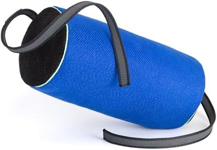 Viper Jute or Synthetic Linen Cylinder Bite Pillow Tug Toy Reward for Adult Dogs and Puppies