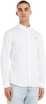 Tommy Hilfiger Men's Tjm Slim Stretch Oxford Shirt T-Shirt, White, M