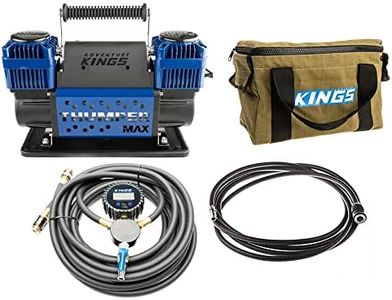 Multi Tyre Compressor Pack Thumper Max Dual Air Compressor + 4m Air Hose Extension + Canvas Thumper Bag 4WD + Multi tyre inflator