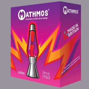 Mathmos Astro Copper Lava Lamp – Yellow & Orange, Handmade in Britain