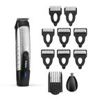 BaByliss Lithium Power Beard Trimmer, Cordless, Including Nose Hair Trimmer, Waterproof, Gifts for Men, Black