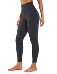 CRZ YOGA Women's Naked Feeling I High Waist Tight Yoga Pants Workout Leggings - 25 Inches Ink Gray 12