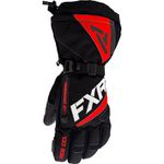 FXR Fuel Mens Snow Gloves Black/Red LG