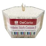 DC DECORIO 800pcs Ear & Nose Cleaning Health Care Tools & Makeup Cotton Buds (White)