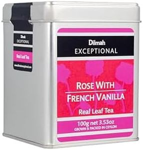 Dilmah Exceptional Rose with French Vanilla Loose Leaf Caddy, 100 Grams