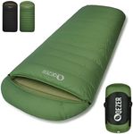 QEZER XXL Sleeping Bag, Suitable for 4 Seasons Oversized Ultralight Backpacking Sleeping Bag for Adults, Great for Camping and Hiking