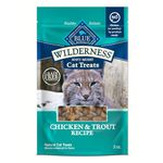 Blue Buffalo Wilderness Soft Cat Treats, Made with Natural Ingredients, Chicken & Trout Recipe, 2-oz. Bag