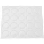 Tosnail 300 Pieces Round Clear Epoxy Stickers for Bottle Cap Pendants or DIY Crafts - 1 Inch