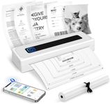 EBuzz Portable Printers Wireless for Travel, M832 Bluetooth Thermal Printer for Phone Laptop, Support 8.5" X 11"/A4/2.08''/3.15''/4.33'' Thermal Paper, Inkless Mobile Printer for Vehicle Home Office