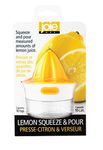 Joie Citrus Squeeze & Pour Juicer with Reamer, 10 Teaspoon Capacity, BPA-Free, Yellow, 1-Piece Kitchen Tool