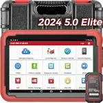 LAUNCH X431 PROS V+ 5.0 Elite Bidirectional Scan Tool with 2024 Newly Released DBSCar VII Connector,37+ Reset for All Cars,ECU Online Coding,CANFD,FCA AutoAuth,VAG Guide,2 Yrs F-Ree Update