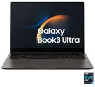 Samsung Galaxy Book3 Ultra Laptop, NP964XFH-XA2IT, 16" Dynamic AMOLED 2X, Intel EVO, Intel Core i9 13th gen, NVIDIA RTX 4070, RAM 32GB, 1TB SSD, Windows 11 Pro, Graphite