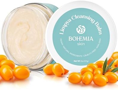 BOHO Skin Cleansing Balm - Hydrating & Moisturizing Facial Cleanser & Makeup Remover Balm for All Skin Types - Natural Deep Pore Cleanser with Vitamin E & Botanical Extracts (2oz)