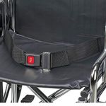 DMI Wheelchair Seat Belt, Wheelchair Safety Harness, Black