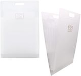 GUKBIAY Expanding File Folder 2 Pack Vertical Accordion Document Organizer A4 Plastic File Folders with 6 Pockets (White)