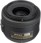 Nikon 2183 Black AF-S DX Nikkor 35mm f/1.8G Lens