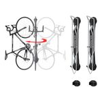 Steadyrack Bike Rack - Classic Vertical Wall Mount for Garage, Easy Lift Indoor Bike Storage Solution for Home, Bicycle Hangers for Garage Can Hold up to 77 lbs- 2 Pack
