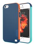 Jeylly iPhone 5S Case, iPhone SE Case, iPhone 5 Case, [3 Color] Slim Hybrid Impact Rugged Soft TPU & Hard PC Bumper Shockproof Protective Anti-slip Case Cover Shell for Apple iPhone 5/5s/SE - Blue