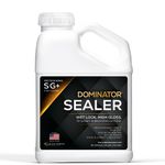 1 Gal. DOMINATOR SG+ Clear Acrylic Sealer | High Gloss Concrete Paver Sealer | Wet Look, Color Enhancing | Professional Grade | Decorative Concrete | Fast Dry | Driveway, Patio and Walkways