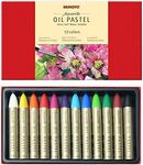 Mungyo Water-Soluble Oil Pastel Set of 12 - Assorted Colors