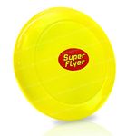 FunBlast Flying Disc - Flying Disk for Kids, Catching & Throwing Discs, Flying Craft Disk, Outdoor Flying Disc for Kids and Adults, Dog Training Disc, Glider Toys for Kids (Yellow-26 CM)