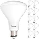 Sunco 10 Pack BR30 LED Bulbs, Indoo