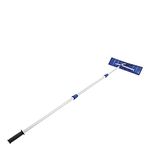 Snow Joe RJ204M 21-Feet Twist-N-Lock Telescoping Snow Shovel Roof Rake with 6-Inch by 25-Inch Poly Blade