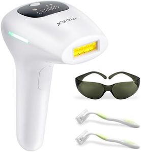 XSOUL At-Home IPL Hair Removal for Women and Men Permanent Hair Removal 999,999 Flashes Painless Hair Remover on Armpits Back Legs Arms Face Bikini Line, Corded