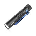 OLIGHT I5T EOS RSV 300 Lumens Dual-Output Slim EDC Flashlight for Camping, Hiking, Fishing, Tail Switch LED Flashlight Powered by Single AA Battery (Black)