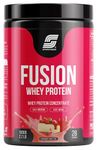 Sparkfusion Fusion Whey Protein Concentrate Powder | 24g Protein,5.5g BCAA per Serving | For Muscle Recovery Workout Drink,Lean Muscle Growth | For Men & Women - Strawberry Cheese Cake Flavour, 1 kg