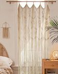 Macrame Curtain Window 50"x75"Macrame Closet Doorway Curtain Long Macrame Wall décor Boho Wedding Backdrop
