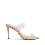 SCHUTZ Women's Ariella Heeled Sandal, Transparent 14, 10 M US