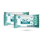 Dr.C (Doctor’s Choice) Premium Adult Body Wipes,Pack of 2 (20 counts), Extra soft and Length Body Wipes,Bed bath wipes, Hygienic and cleansing wet wipes, Antibacterial and Alcohol free bed bath wipes, 320x320 mm