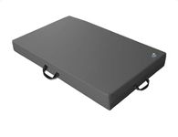 Landing Crash mats, Deluxe 15cm thick high impact, Extra large Shock Absorbing triple layered foam Gym Mats (Grey)