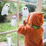 Halloween Window Stickers Ghost Window Stickers Halloween Window Decorations Reusable Cleanly Removable Repositionable Halloween Window Decorations for Children UK Made (Cute Ghosts 3 Sheets)