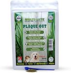 PLAQUE OUT 200G Resealable Pouch Tartar Plaque Off Remover, 100% Natural & Organic - Bad Breath Teeth Gum Care for Dogs, Cats