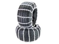 Pair of Snow Mud Tire Chains 2-link 18x8.50x10 18x9.50x8 19x9.50x8