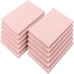 SGHUO 12pcs 4"x6" Pink Rubber Carvi